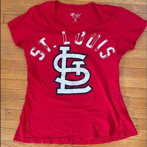 St Louis Cardinals V-Neck Tshirt